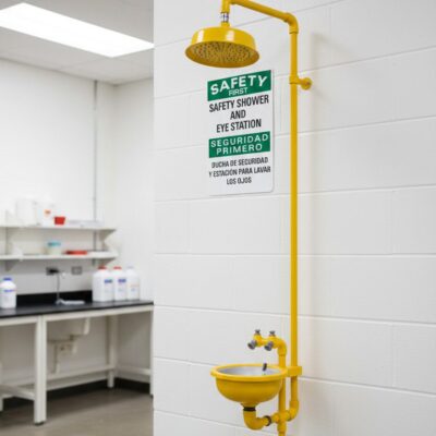 Safety First Safety Shower And Eye Station Seguridad Primero