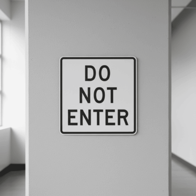 Do Not Enter