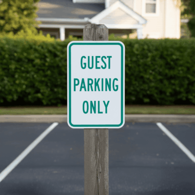 Guest Parking Only