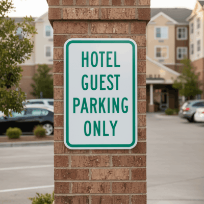 Hotel Guest Parking Only