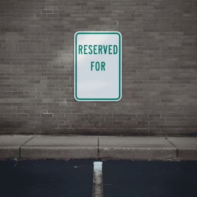 Reserved For (Blank)