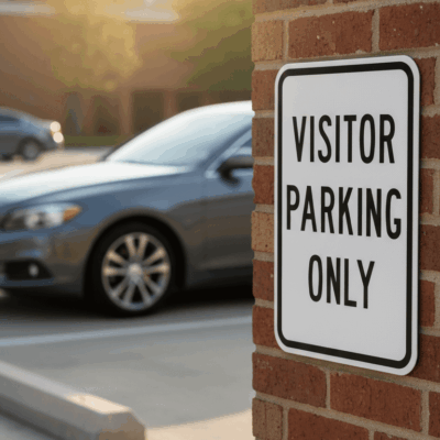 Visitor Parking Only