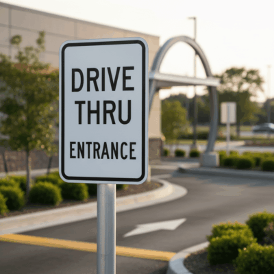 Drive Thru Entrance