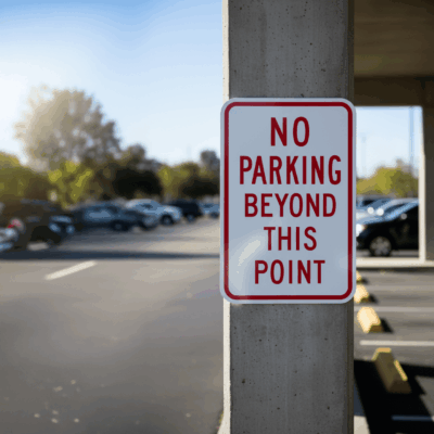 No Parking Beyond This Point