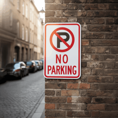 No Parking (No Parking Symbol)
