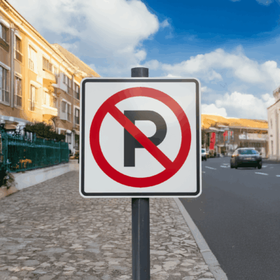 No Parking Symbol, R8-3