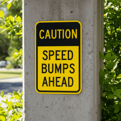 Caution Speed Bumps Ahead