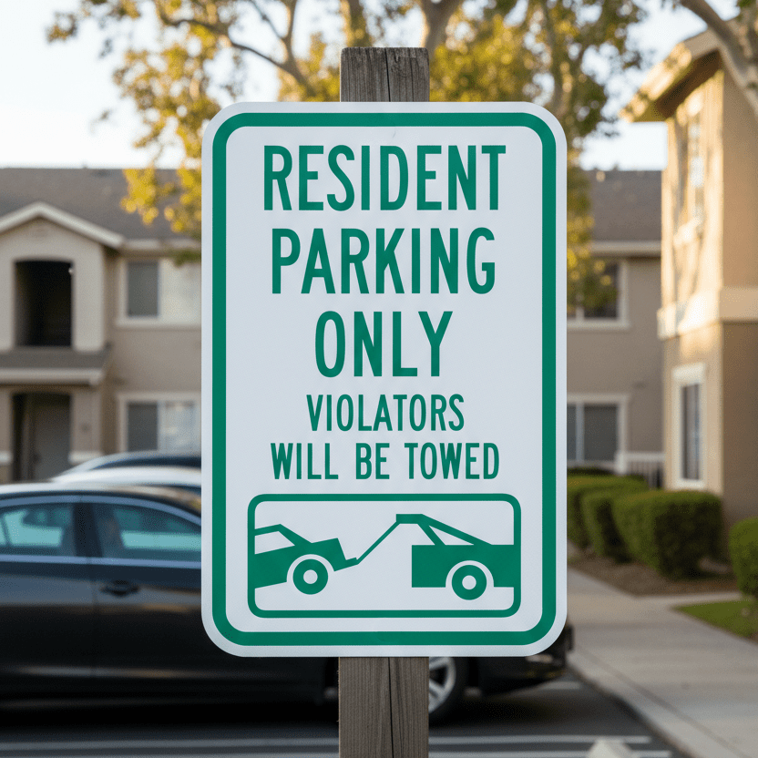 Resident Parking Only, Violators Will Be Towed - Image 2