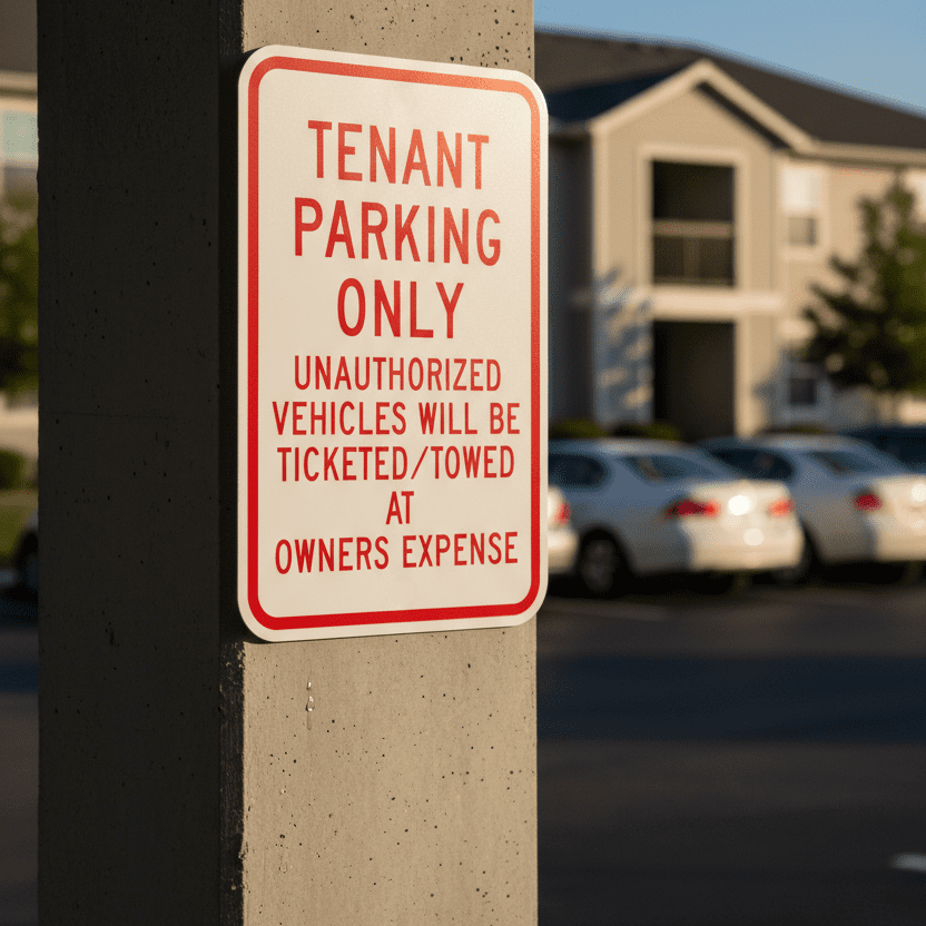 Tenant Parking Only Unauthorized Vehicles Will - Image 2