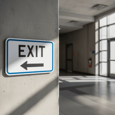 (Left Arrow) Exit