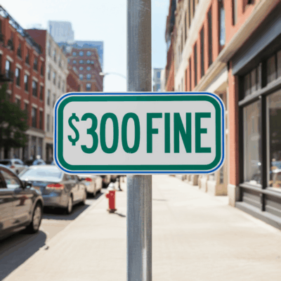 $300 Fine