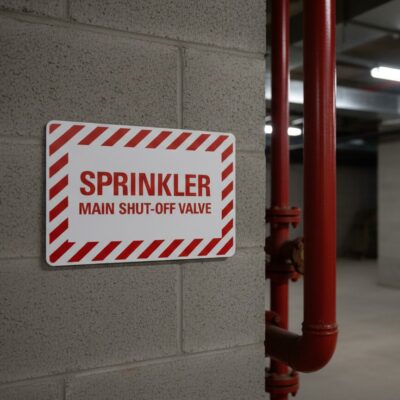 Sprinkler Main Shut-Off Valve