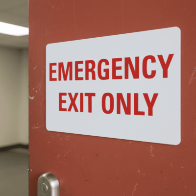 Emergency Exit Only