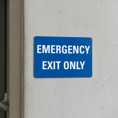 Emergency Exit Only