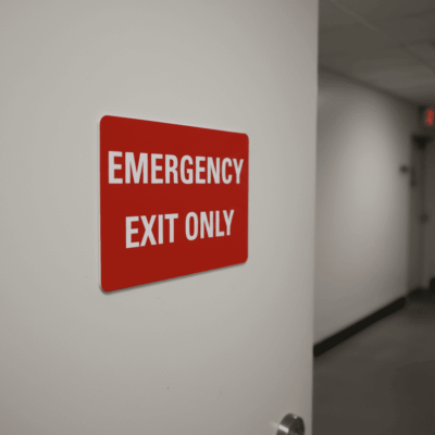 Emergency Exit Only