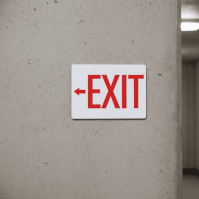 (Left Arrow) Exit