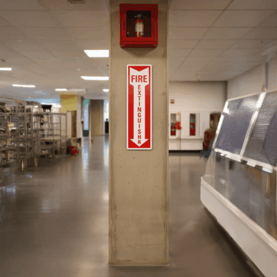 Fire Extinguisher (Down Arrow)