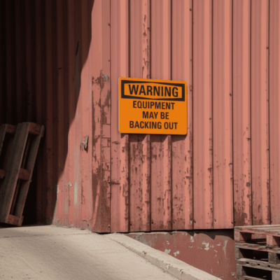 Warning Equipment may be backing out