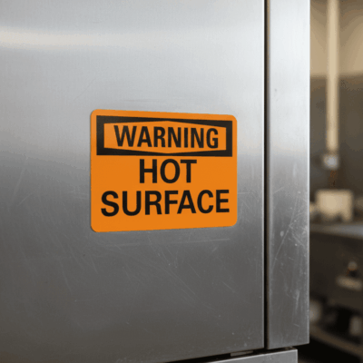 Warning Hot Surface