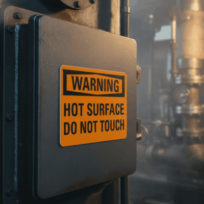 Warning Hot Surface Do Not Touch