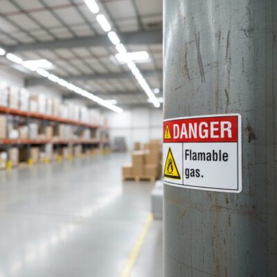 Danger Natural gas.