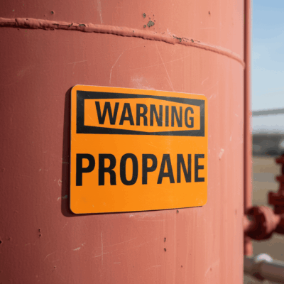 Warning Propane
