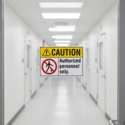 Caution Authorized personnel only.