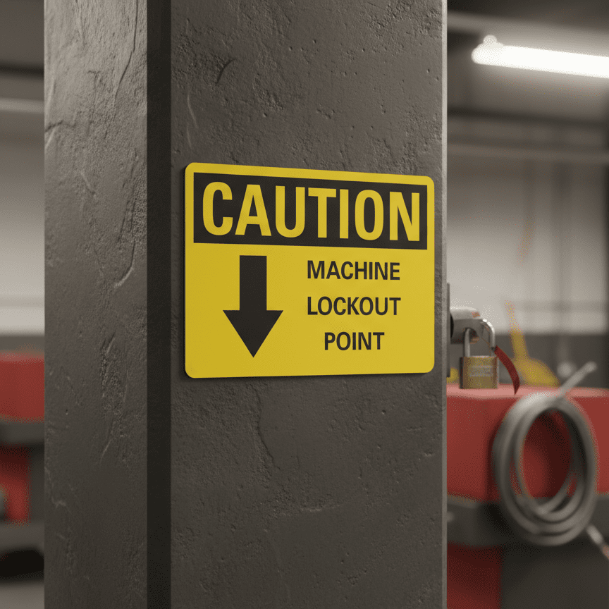 Caution Machine lockout point - Image 2