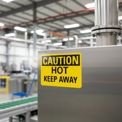 Caution Hot keep away