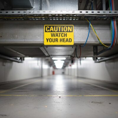 Caution Watch your head
