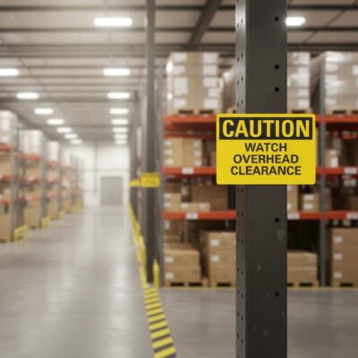Caution Watch overhead clearance