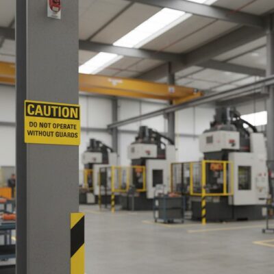 Caution Do not operate without guards