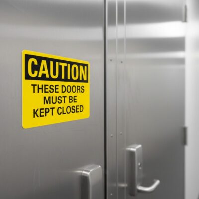 Caution These doors must be kept closed