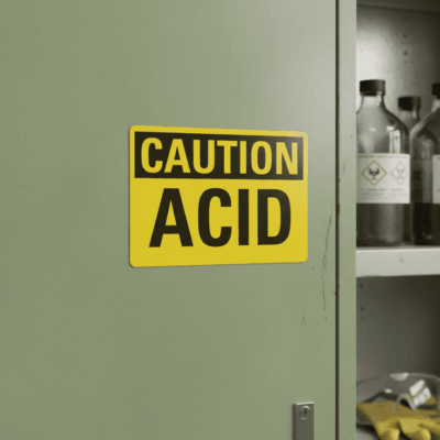 Caution Acid