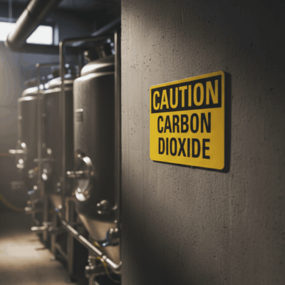 Caution Carbon Dioxide