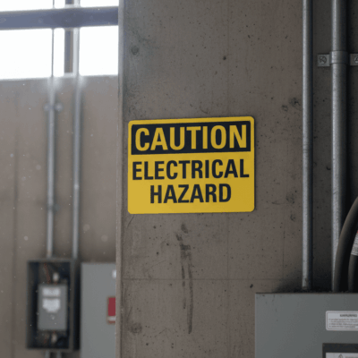 Caution Electrical Hazard