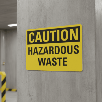 Caution Hazardous Waste