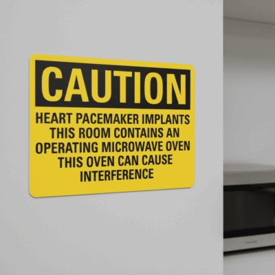 Caution Heart Pacemaker Implants This Room
