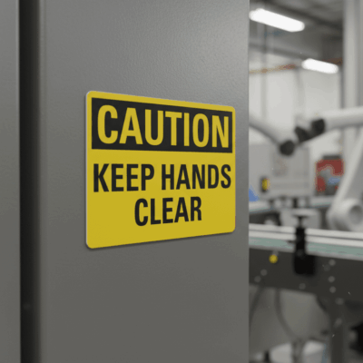 Caution Keep Hands Clear