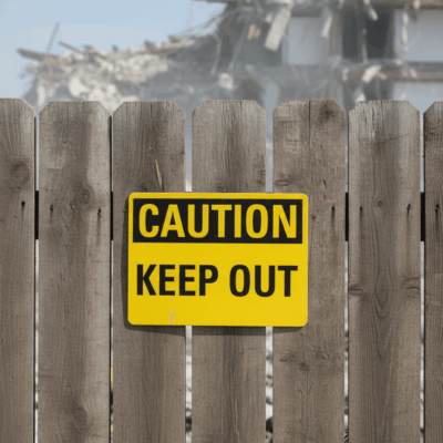Caution Keep Out
