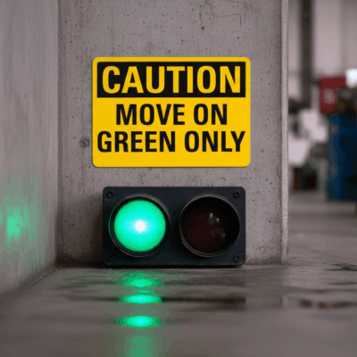 Caution Move On Green Only