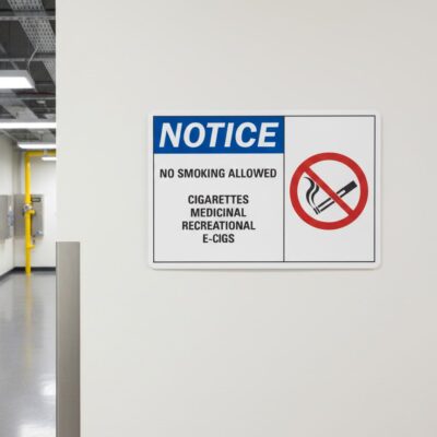 Notice No Smoking Allowed, Cigarettes, Medicinal,