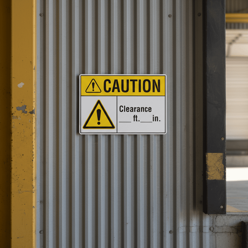 Caution Clearance ___ ft.___in. - Image 2