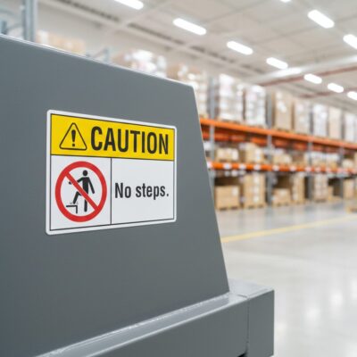 Caution No steps.