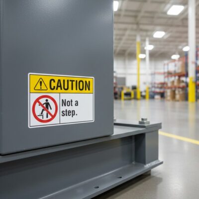 Caution Not a step.