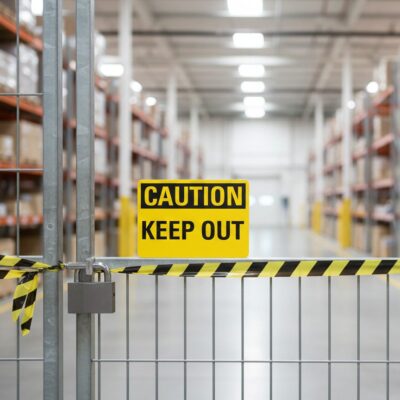 Caution Keep out
