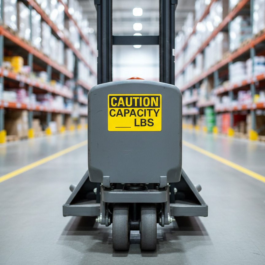 Caution Capacity ___ lbs