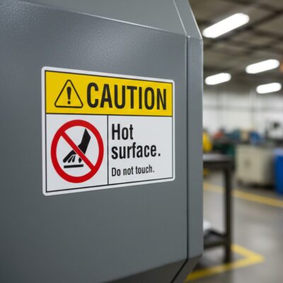 Caution Hot surface. Do not touch.