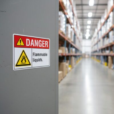 Danger Flammable liquids.