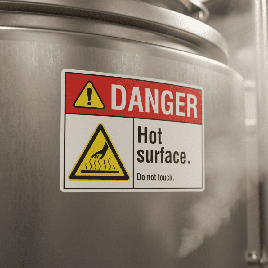 Danger Hot surface. Do not touch. - Image 2